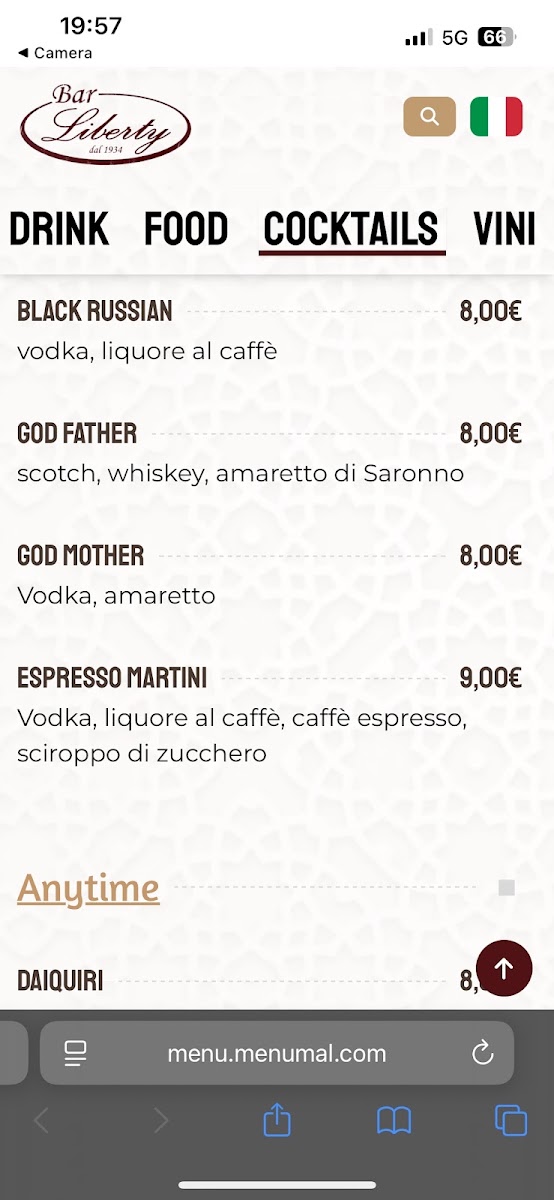 Bar Liberty Menu - Image 5