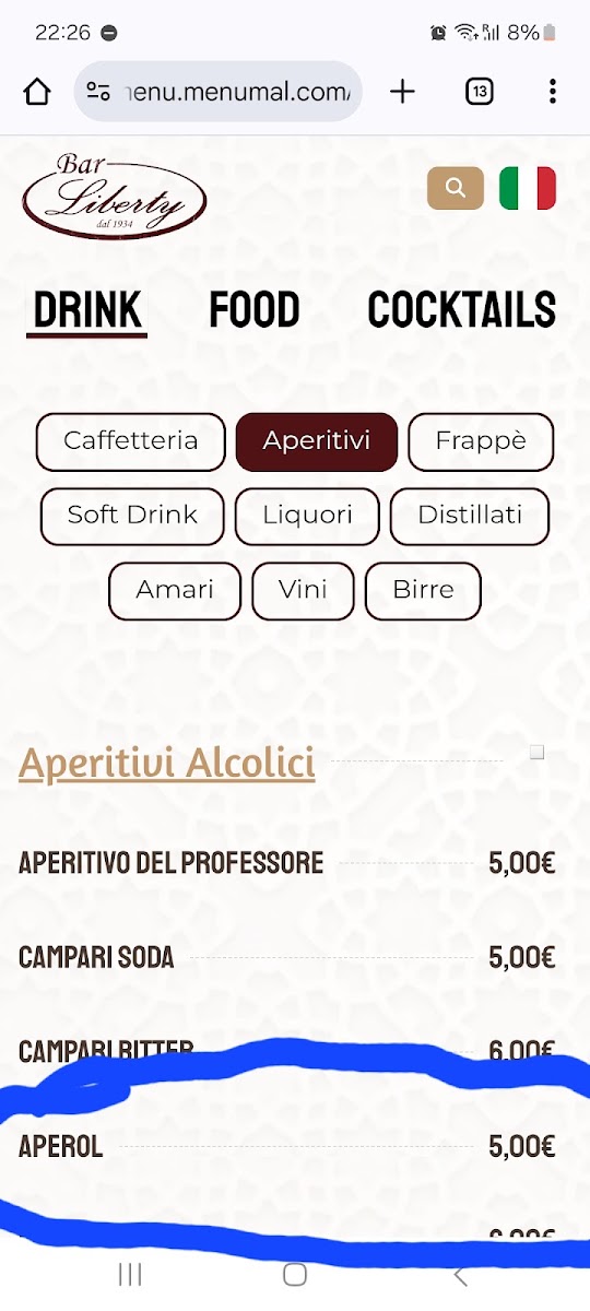 Bar Liberty Menu - Image 6